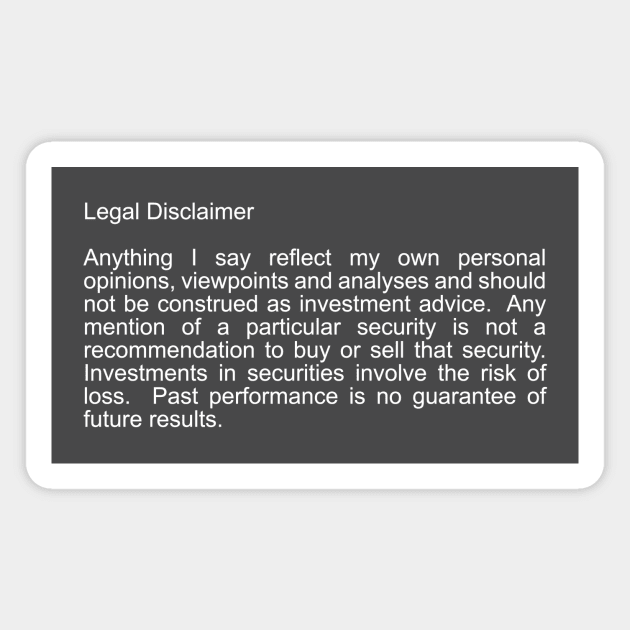 Legal Disclaimer Magnet by investortees